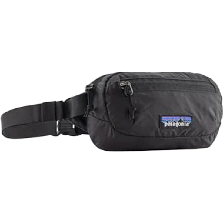 Patagonia Terravia Mini Hip Pack 49448, leichter, wetterfester Laufgürtel aus recyceltem Nylon, schwarz – Bild 1