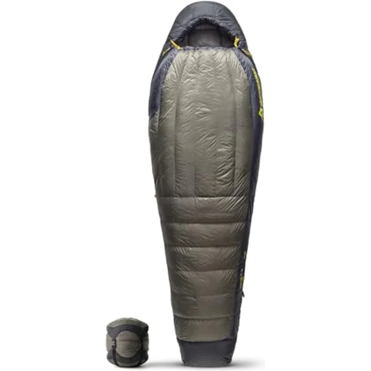 Sea To Summit Spark Pro -9°C, ultraleichter Daunenschlafsack für 3-Jahreszeiten, lange Größe mit konturierter Mumienform und wasserabweisender Außenschicht – Bild 1