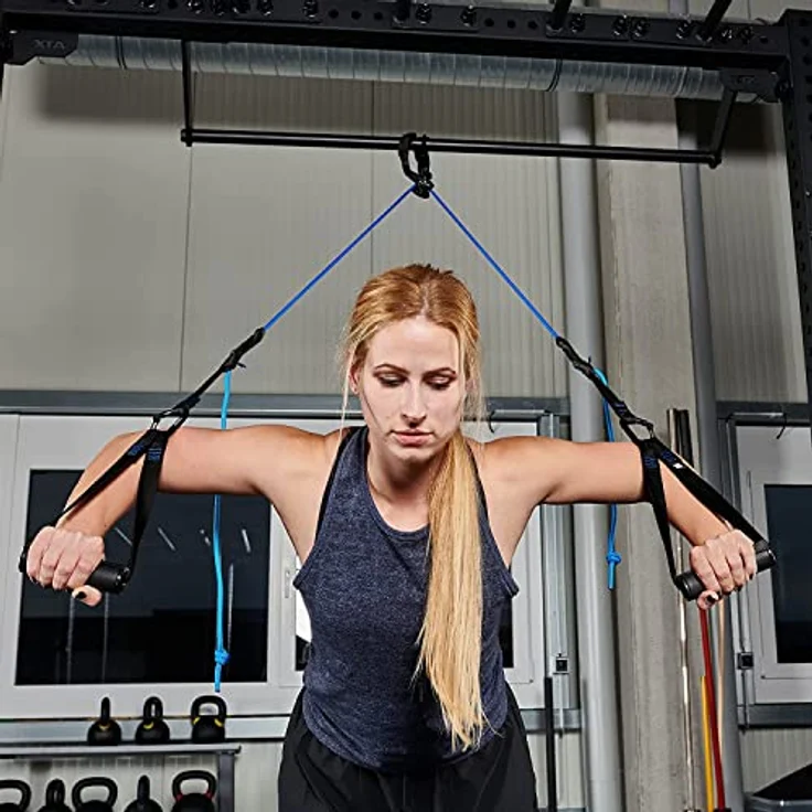 aeroSling aerobis Elite (alte Version) - Sling Trainer mit Umlenkrolle, Türanker - Videoanleitung + Trainingsplan – Bild 4