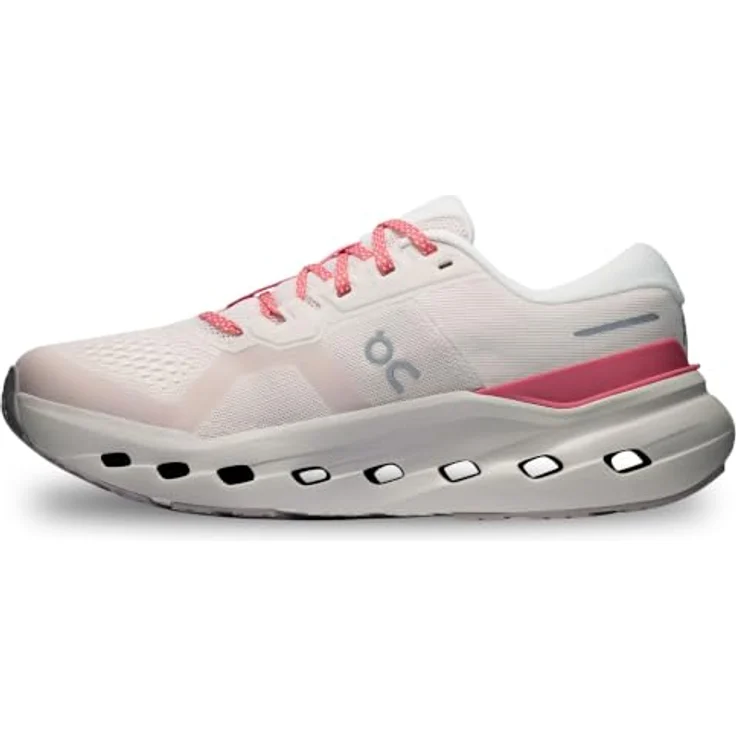 ON Running CLOUDRUNNER 3 OYSTER | CAMELLIA, Stabile Laufschuhe für Damen mit CloudTec®-Zwischensohle, atmungsaktiv, Größe 38.5 – Bild 3