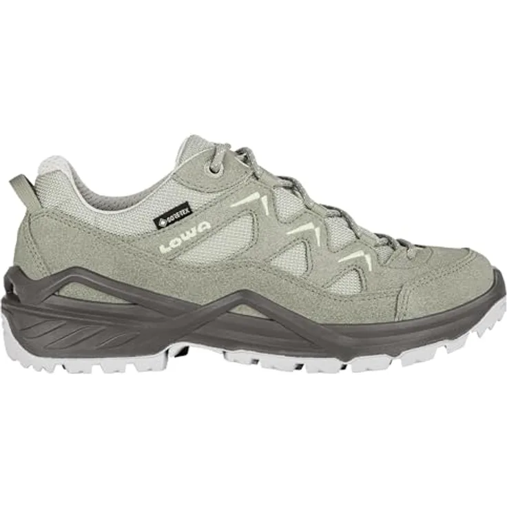 Lowa SIRKOS EVO GORE-TEX LO WS, wasserdichter Wanderschuh für Damen mit atmungsaktiver Membran und profiliertem Grip