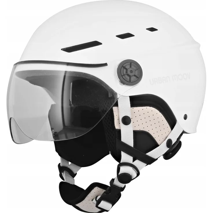 T'nB Urban Moov, Helm mit offenem Visier und Hartschalenbau, abnehmbarer Visier- und Ohrenschutz, kratzfest, beschlagfrei, UV-beständig