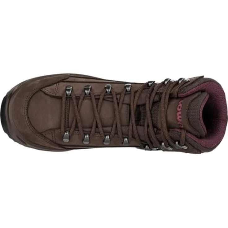 Lowa Renegade GTX Mid Damen Wanderschuhe, Größe 38 EU, wasserdichtes GORE-TEX-Futter, stabiler Nubukleder-Schaft, griffige VIBRAM-Sohle – Bild 4