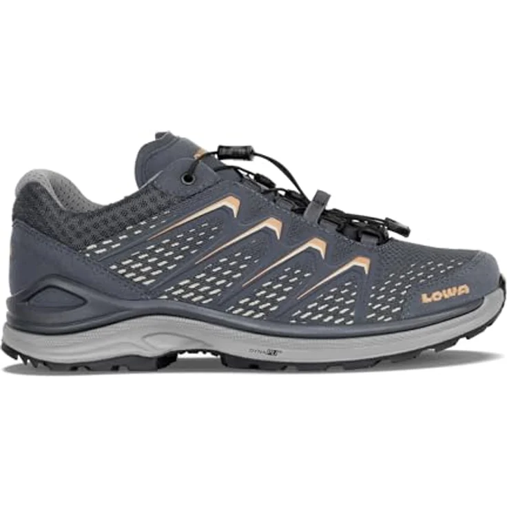 Lowa Meadow GTX Lo SL Ws, Damen Wanderschuhe mit GoreTex-Membran, Stahlblau/Pfirsich – Bild 2