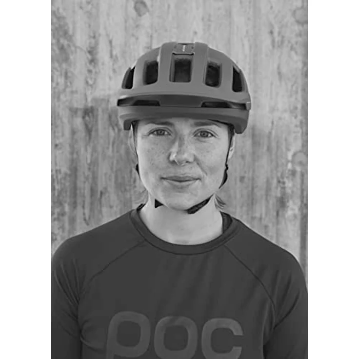 POC Axion Race MIPS Fahrradhelm, leichter Trail- und Endurohelm mit optimierter Luftzirkulation, ammolite coral/Uranium black matt, Größe M – Bild 5