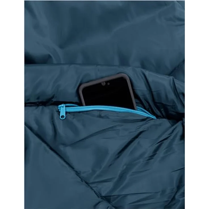 Vaude Sioux 800 XL II SYN, Kunstfaserschlafsack für Wandern und Camping mit Mumienschnitt, Komfortbereich 0 °C, recycelte Materialien, 230 cm – Bild 3