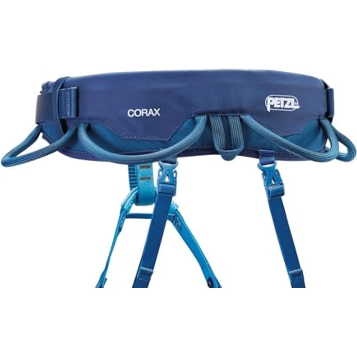 Petzl Corax, Klettergurt für Sportklettern und Bergsteigen, Bewegungskomfort, verstellbare Beinschlaufen, (XS, M) – Bild 4