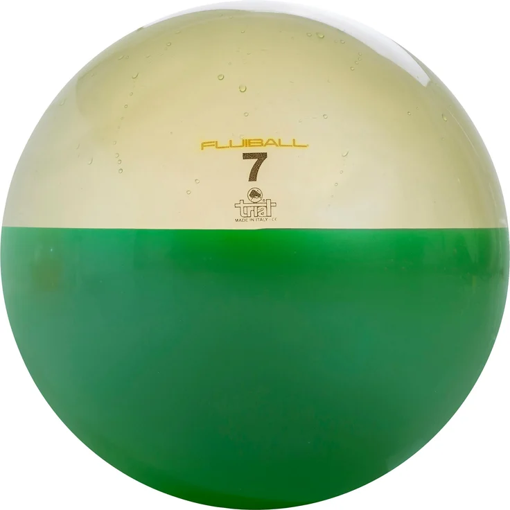 Trial Fluiball, Medizinball (7 kg, 280 mm), grün, aus hochwertigem Silikon, hohe Widerstandsfähigkeit, flüssigkeitsgefüllt