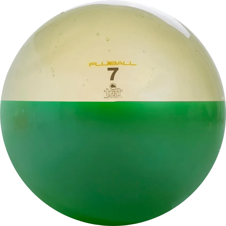 Trial Fluiball, Medizinball (7 kg, 280 mm), grün, aus hochwertigem Silikon, hohe Widerstandsfähigkeit, flüssigkeitsgefüllt