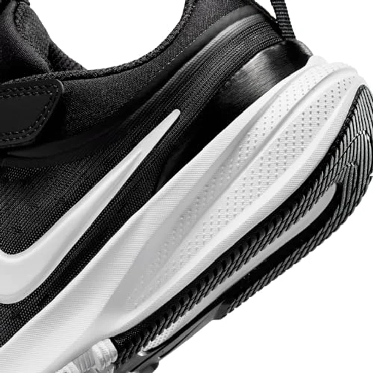 Nike Star Runner 5, Laufschuhe für Kinder mit federnder Dämpfung und atmungsaktivem Mesh-Obermaterial, schwarz – Bild 8