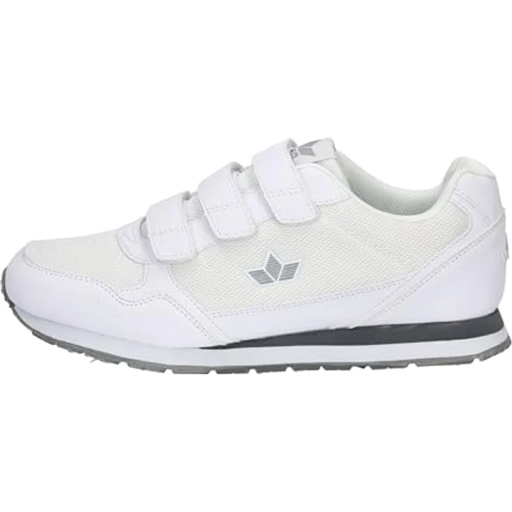 Lico Simon V, Herren Laufschuhe mit Klettverschluss, auswechselbarer Textileinlegesohle und CME-Laufsohle, Weiss – Bild 2
