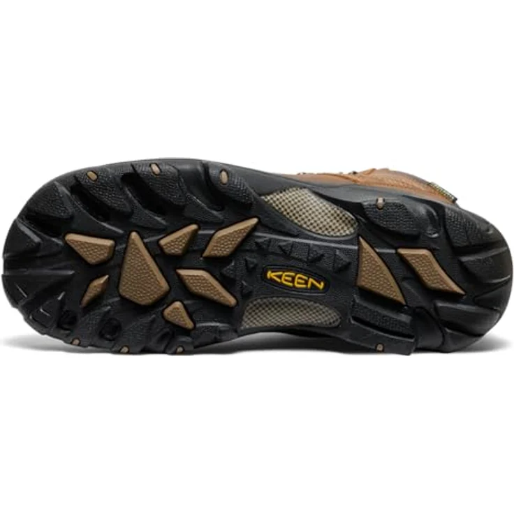 Keen Pyrenees, Herren Wanderschuhe, wasserabweisendes Nubukleder, KEEN.DRY Membran, S3-Technologie, braun, Größe 44.5 – Bild 6