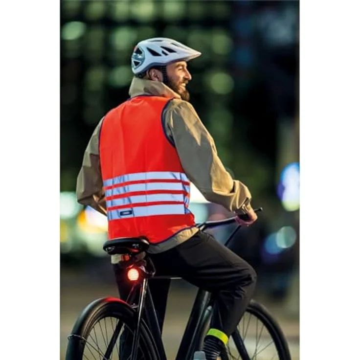 ABUS Kinderfahrradhelm URBAN-I 3.0 ACE, mit TriVider und USB-Rücklicht, schwarz – Bild 6