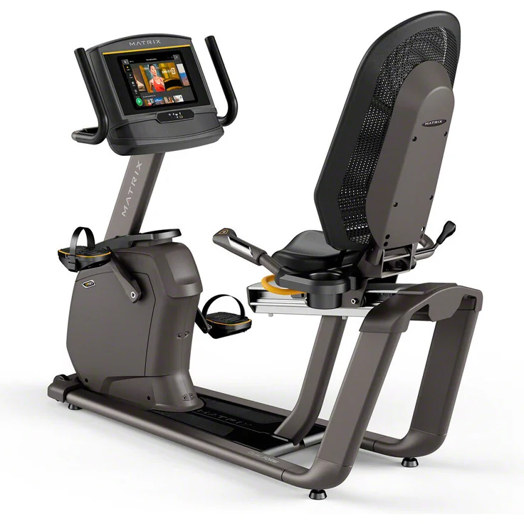 Sport-Tec Matrix Liegeergometer R50 mit XER Konsole, WLAN-fähig, 30 Stufen Widerstand, schwarz