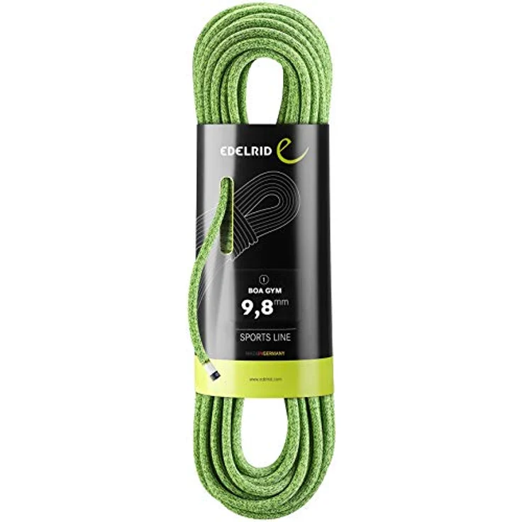 EDELRID Kletterseil Boa Gym 9,8mm Hallenseil, 40 Meter, extrem abriebfest, Farbe: oasis-138 – Bild 1