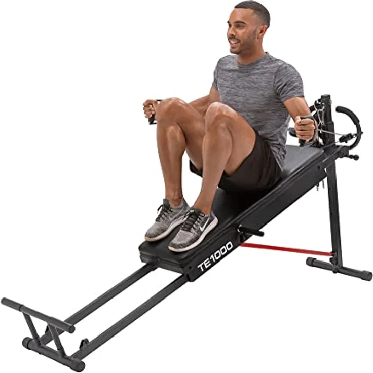 Christopeit Sport Total Exerciser TE 1000 - Ganzkörpertrainer klappbar, Multi-Gym, Oberkörper, Arm, Brust, Bauch, Rücken