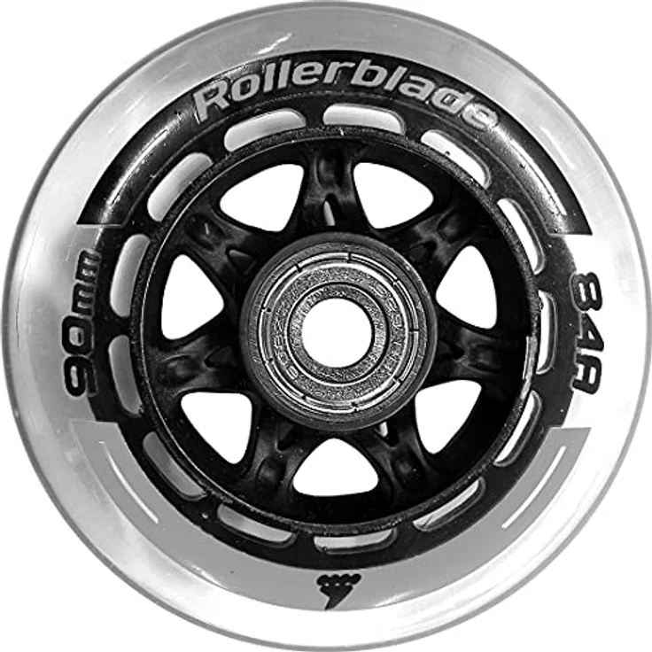 Rollerblade Wheelkit 90 mm, 84A Rollen mit SG9 Lagern, vormontiert – Bild 2