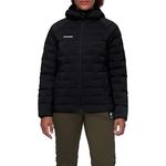 Mammut Sender IN Hooded Jacket Women, leichte Skijacke mit Loopinsulation und recyceltem Material, Schwarz, S