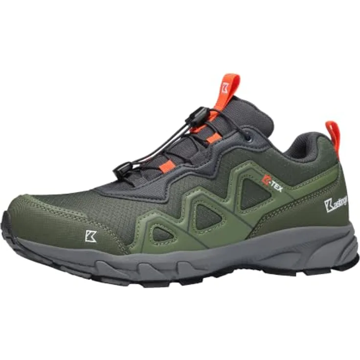 Kastinger FS-Superhiker Low KTX, wasserdichter Wanderschuh mit Schnellschnürsystem, olive/flame