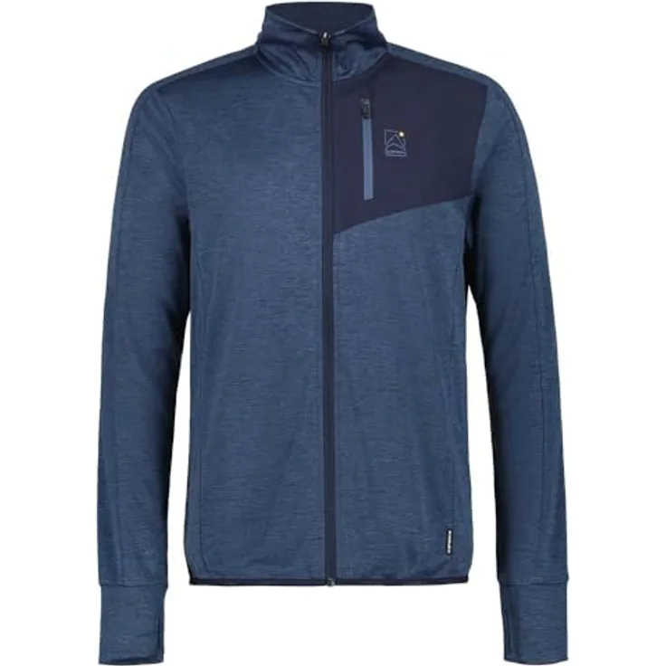 Icepeak ICEPEAK MANZANOLA Midlayer für Herren, dunkelblau, feuchtigkeitsregulierend, Antipilling-Veredlung, Normale Passform mit Daumenlöchern