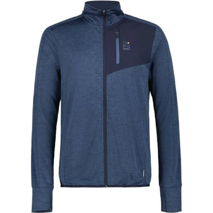 Icepeak ICEPEAK MANZANOLA Midlayer für Herren, dunkelblau, feuchtigkeitsregulierend, Antipilling-Veredlung, Normale Passform mit Daumenlöchern – Bild 1