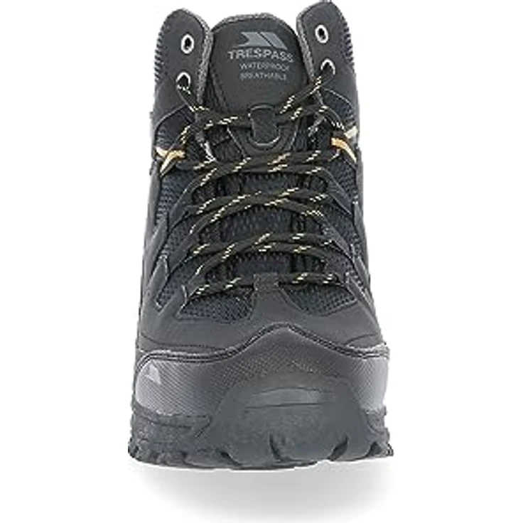 Trespass Finley, Herren Wanderstiefel mit rutschfester Sohle, Schwarz – Bild 2