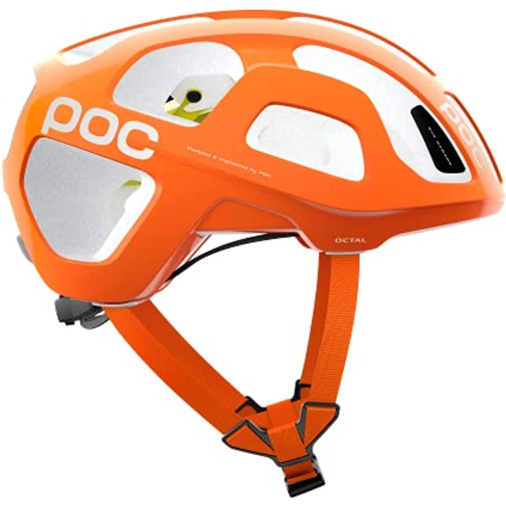 POC Octal MIPS Fahrradhelm, Fluorescent Orange mit optimiertem EPS-Einsatz und MIPS Brain Protection System, Größe 50-56 – Bild 3