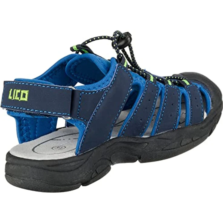 Lico Jungen Wanderschuhe Sandalen, robuste Textil-Sandalen, Größe 25, blau – Bild 4