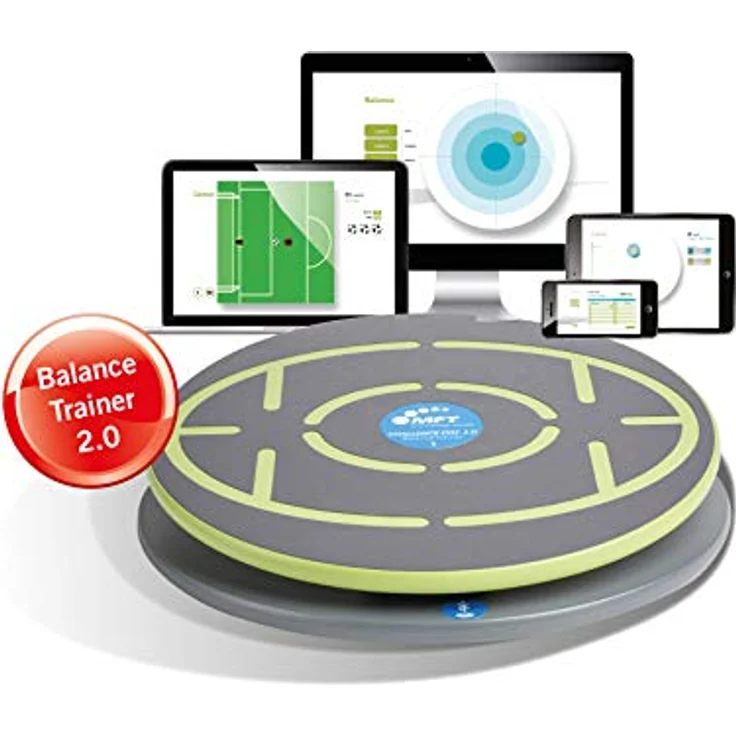 MFT Challenge Disc 2.0 I Balance Board mit App und vielen Spielen I Gleichgewichts Training zur Stärkung der Tiefenmuskulatur und Steigerung der Koordination I Fitnessgerät für Zuhause und Gym ø44 – Bild 2