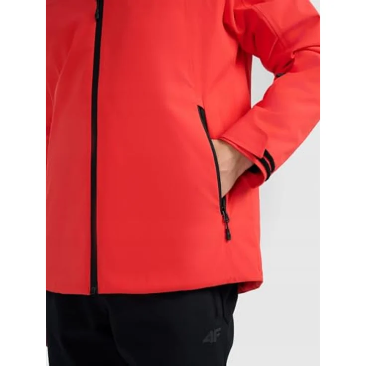 4F Skijacke K2609, Rote Herren-Skijacke Größe M – Bild 5
