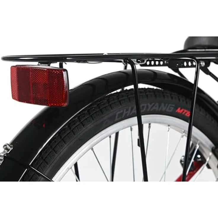 Dacapo BOBBY, Kindervelo 24" mit 7-Gang Shimano Schaltung, V-Brakes und Gepäckträger, empfohlen für 130-150 cm Körpergröße – Bild 4