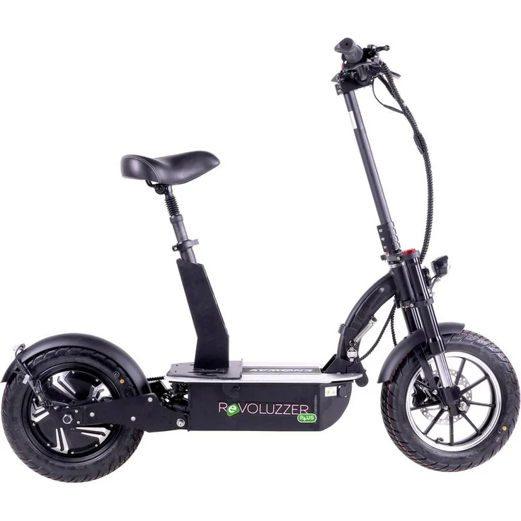 ENEWAY E-Scooter Revoluzzer 4.0, 1200W Nabenmotor, 45 km/h, Blei-Gel-Akku 48V 18AH, Straßenzulassung, schwarz