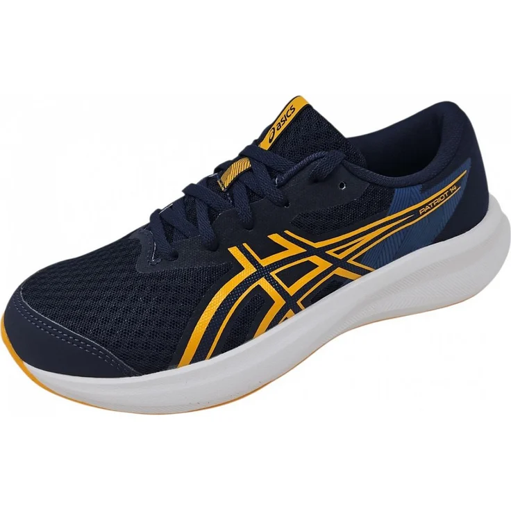 Asics Patriot 14 GS, Laufschuhe für Kinder mit robustem Obermaterial, blau, Gr. 37.5 – Bild 1