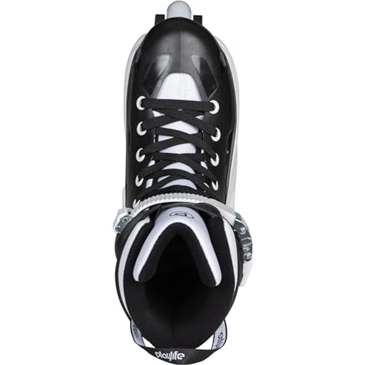 Powerslide Playlife Aggressive Skates, effiziente Rollschuhe mit Fluid V Rahmen und 58 mm Rädern, Weiss – Bild 6