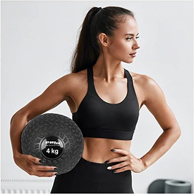 Sport-Tec Slamball ø 23 cm, 4 kg, schwarz – Bild 2