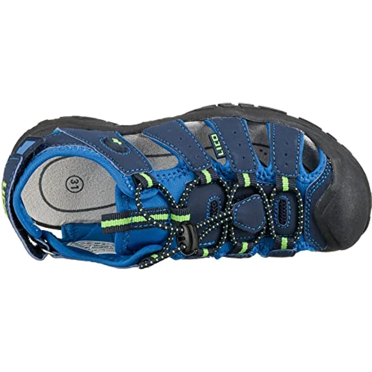 Lico Jungen Wanderschuhe Sandalen, robuste Textil-Sandalen, Größe 25, blau – Bild 5