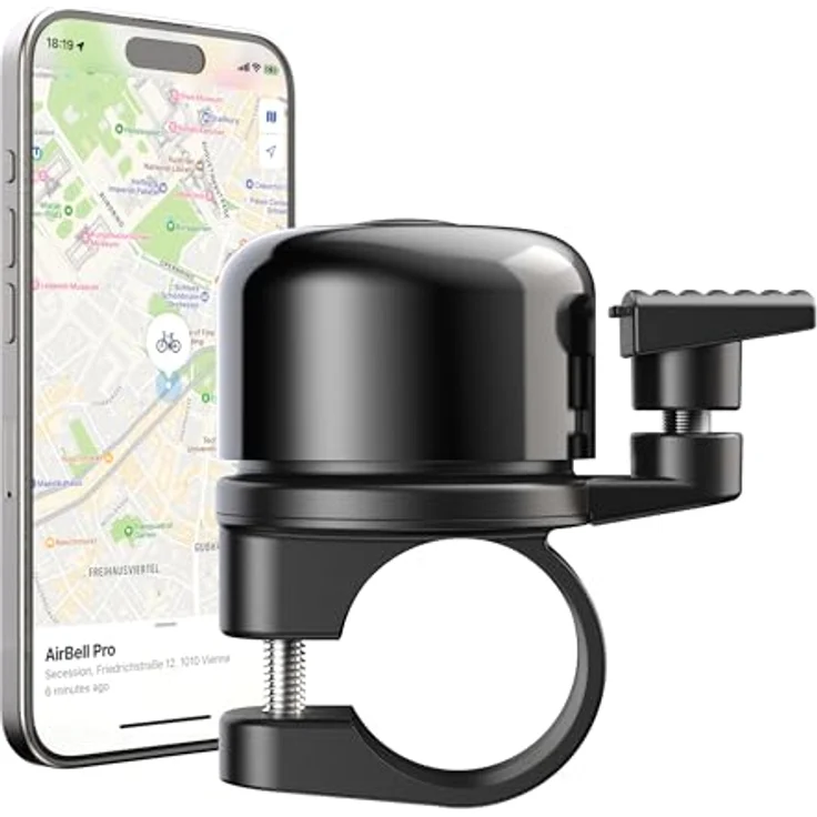 AIRBELL Klingel AirBell Pro, Kinderfahrradklingel mit Bluetooth®-Technologie und dezentem Design – Bild 1