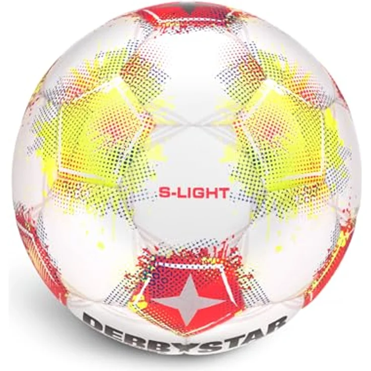 Derbystar Bundesliga Club S-Light v25, Trainingsball für intensive Nutzung, robust, weiß – Bild 4