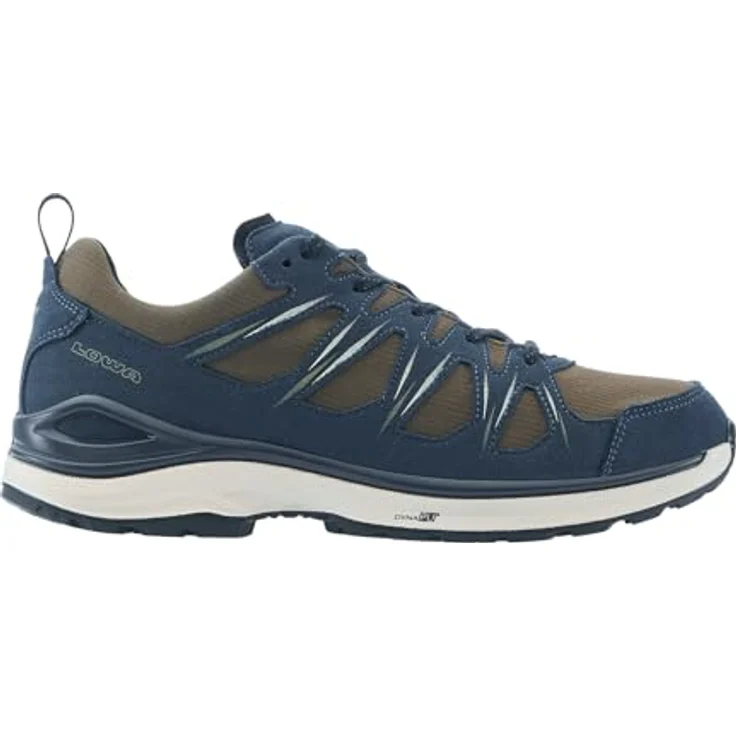 Lowa Innox Evo II GTX, Herren Walkingschuhe mit GORE-TEX®, Navy/Oliv, ideal für Speed-Hiking – Bild 1
