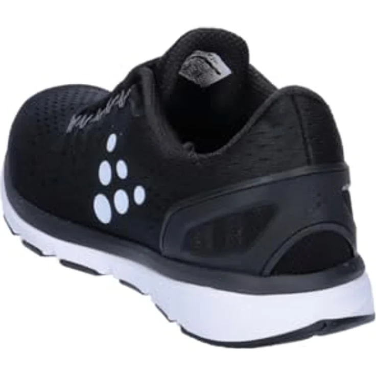 Craft V150 Engineered Laufschuhe Herren, leichter Laufschuh mit hervorragender Flexibilität und Vibram®-Sohle, Schwarz / Weiß – Bild 4