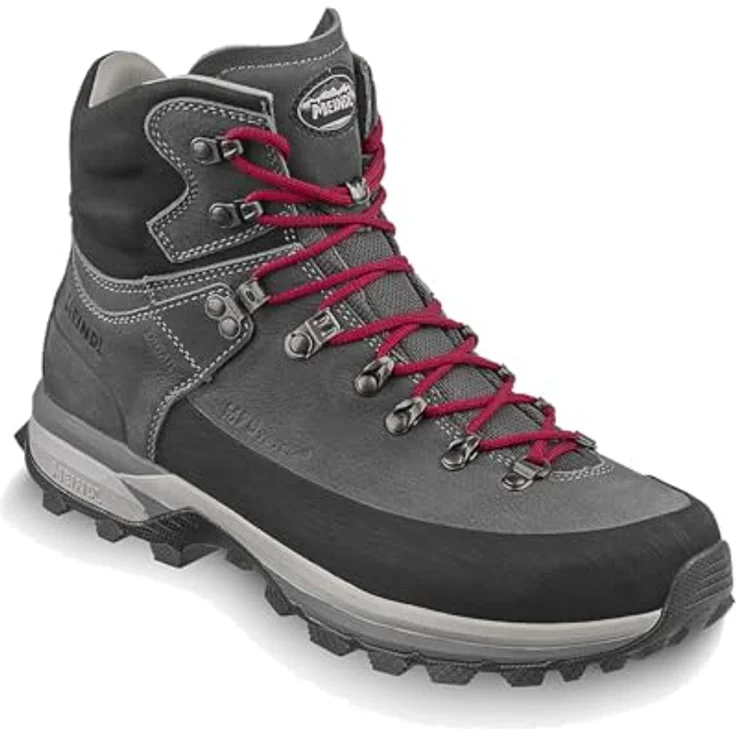 Meindl La Gomera MFS, Herren Wanderschuhe aus Nubukleder, grau, mit Vibram-Sohle und AIR-ACTIVE-Fussbett – Bild 2