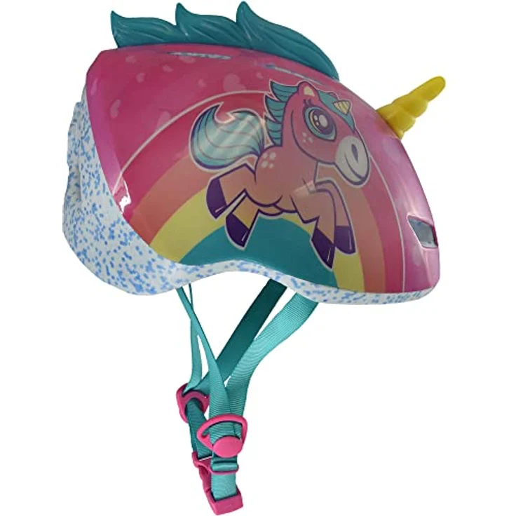 C-Preme Raskullz Lil Kinderhelm, Einhornhorn, 48–52 cm, CPSC & ASTM zertifiziert, stoßdämpfende EPS-Innenschale, kühlende Lüftungsöffnungen – Bild 4