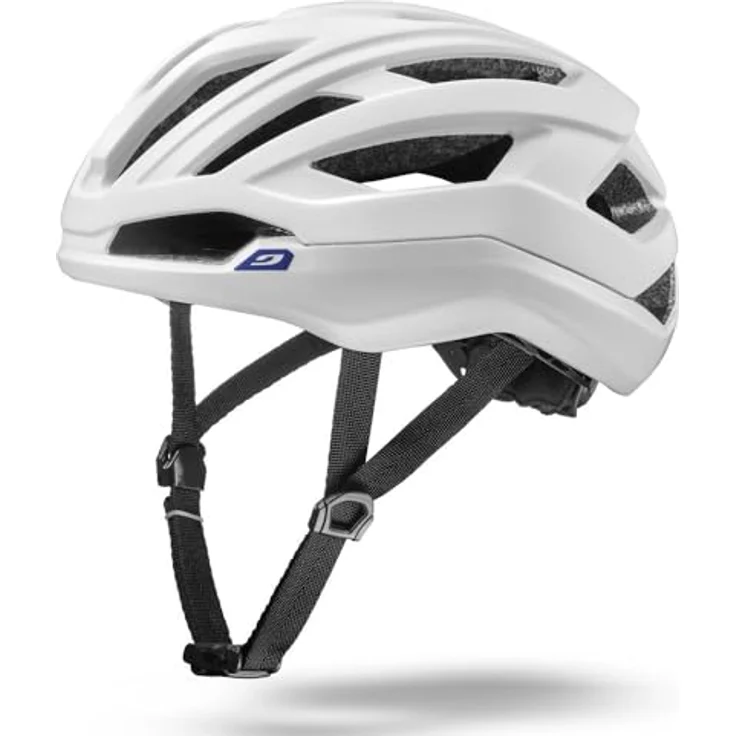 Julbo Fast Lane Fahrradhelm, leichter und sicherer Helm mit aerodynamischem Design, Weiß, Größe 58-62 cm – Bild 1