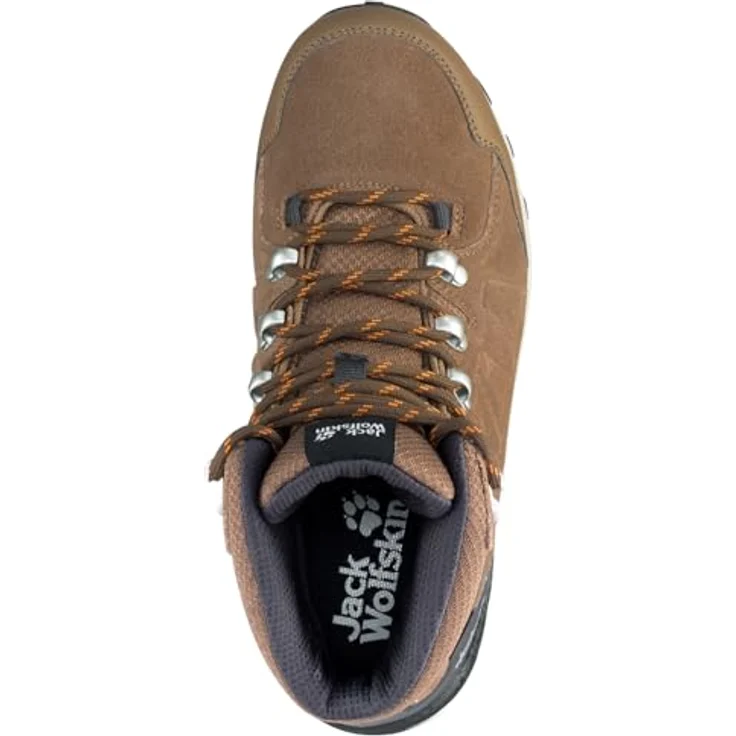 Jack Wolfskin Refugio Texapore Mid W, Damen Wanderschuhe, wasserdicht, Braun, Größe 37.5 – Bild 3