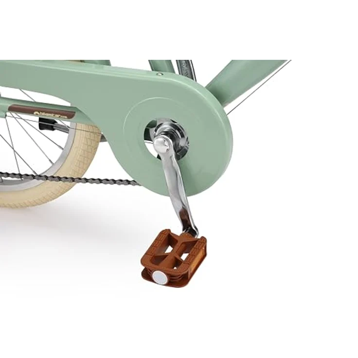 BIKESTAR Alu Kinderfahrrad 20 Zoll City Retro Bike, für 6-7 Jahre, 7 Gänge, V-Bremse, Korb, Mint, leicht und stabil – Bild 4