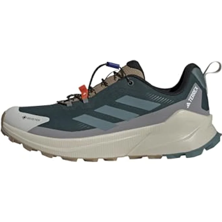 adidas TERREX Hikingschuh, wasserdicht mit GORE-TEX, stabiler Grip und Speed-Lacing System, schwarz – Bild 1