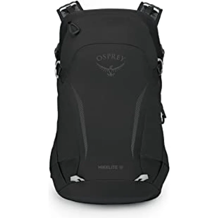 Osprey Hikelite 18 unisex Wanderrucksack Black O/S, mit gespanntem Mesh Rückenplatte – Bild 2