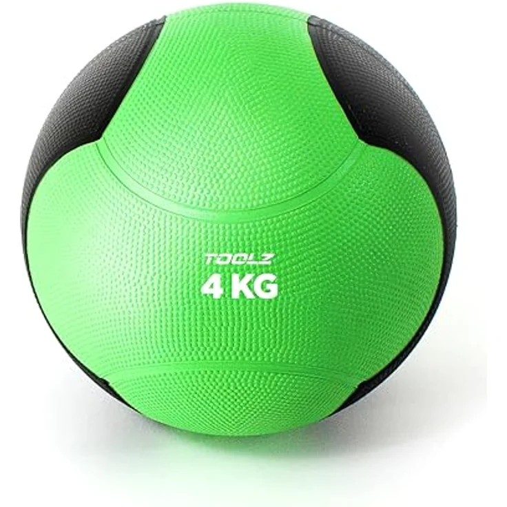 TOOLZ 4 Kg Medizinball für effektives Krafttraining - Medicine Ball für das Schnellkraft-, Explosivkraft- und Kraftausdauertraining – Bild 2