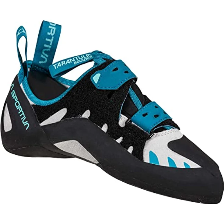La Sportiva Tarantula Boulder Woman, Kletterschuhe für Damen, neutraler Schnitt, Schnürsystem, Farbe Blau, Größe 35.5 – Bild 1