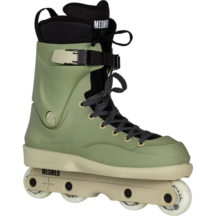 Mesmer Rollschuhe Throne Dominic Bruce Pro, 41-42, 4x61mm, 60mm/90A, ABEC 9, Kohlenstoffstahl, URP, schwarz